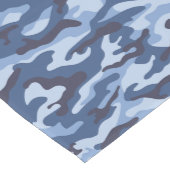 Donkerblauw camouflagepatroon medium tafelloper (Hoek)
