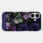 donkerblauw Case-Mate iPhone case (Achterkant (horizontaal))
