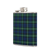 Donkerblauw en Groen Gordon Clan Schots Plaid Heupfles (Links)