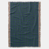 Donkerblauw en Groen MacLeod van Skye Clan Plaid Deken (Voorkant Verticaal)