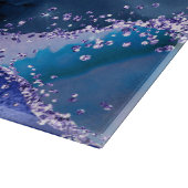 Donkerblauw en Paars zeewater Snijplank (Hoek)