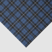 Donkerblauw geruit tissuepapier (Detail)