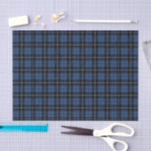Donkerblauw geruit tissuepapier (Craft)