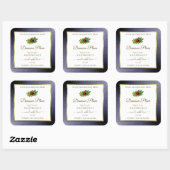 Donkerblauw Glitter White Gold Product Label Ladyb (Vel)