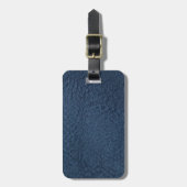 Donkerblauw grijsvet bagagelabel (Voorkant verticaal)