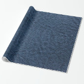 Donkerblauw grijsvet cadeaupapier (Uitgerold)