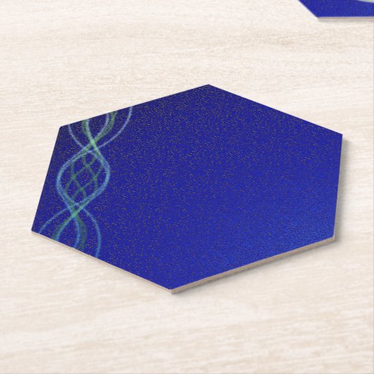 Donkerblauw Kartonnen Onderzetters (Schuin)