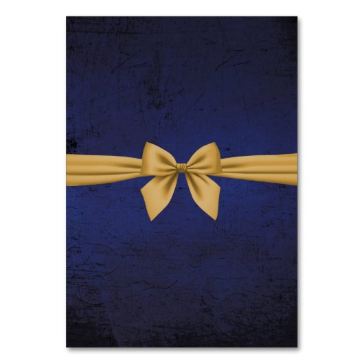 Donkerblauw met gouden baard kaart (Achterkant)