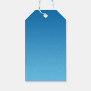 Donkerblauw Ombre Cadeaulabel