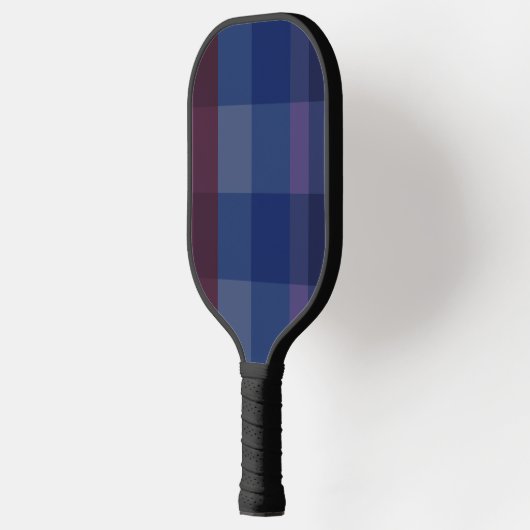 Donkerblauw, paarse, maroon-witpalmpeddel pickleball paddle (Links)