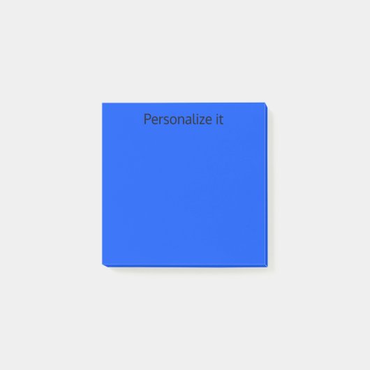 Donkerblauw Post-it® Notes (Voorkant)