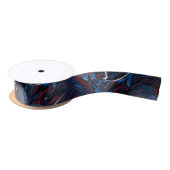 Donkerblauw rood en wit zwemlint lint (Spoel)