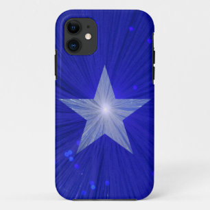 Donkerblauw Star iPhone hoesje