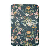 Donkerblauw stijlventilator badmat (Voorkant Verticaal)