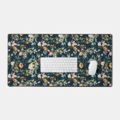 Donkerblauw  stijlventilator bureaumat (Keyboard & Muis)