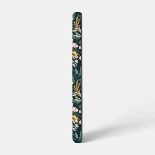 Donkerblauw stijlventilator samsung galaxy hoesje (Linkerkant)