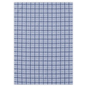Donkerblauw stropdas kleurstofpatroon tafelkleed (Voorkant)
