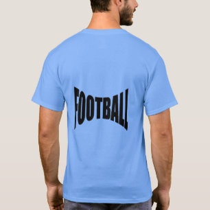 Donkerblauw T-shirt man FOOTBALL