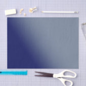 Donkerblauw verloop tissuepapier (Craft)