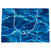 Donkerblauw Zwembad Water Groot Cadeauzakje (Voorkant)