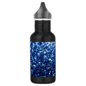 Donkerblauwe, diepe, gladde vleugjes waterfles (Links)