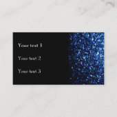Donkerblauwe, diepe, zwarte vlek visitekaartje (Voorkant)