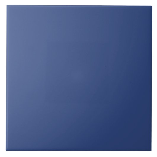 Donkerblauwe effen kleur tegeltje (Voorkant)