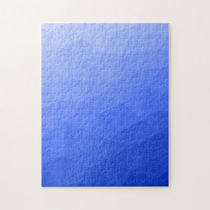 Donkerblauwe geometrische meshpatroondriehoek met legpuzzel