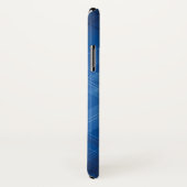 Donkerblauwe hi-tech achtergrond Case-Mate iPhone case (Achterkant / rechts)