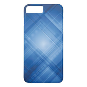 Donkerblauwe hi-tech achtergrond iPhone 8 plus / 7 plus hoesje