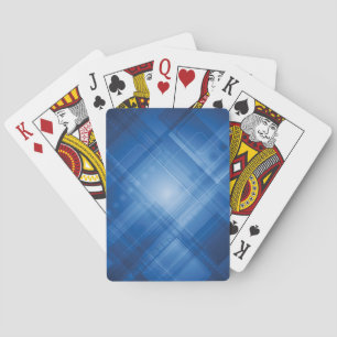 Donkerblauwe hi-tech achtergrond pokerkaarten