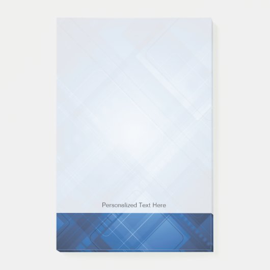 Donkerblauwe hi-tech achtergrond post-it® notes (Voorkant)