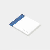 Donkerblauwe hi-tech achtergrond post-it® notes (Schuin)