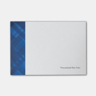 Donkerblauwe hi-tech achtergrond post-it® notes