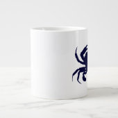 Donkerblauwe krab 2 extra grote mok (Voorkant)