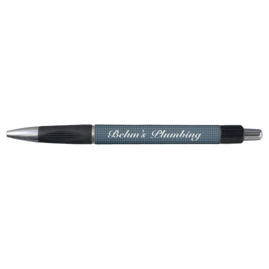 donkerblauwe plaid | personaliseren pen (Voorkant)