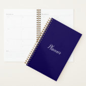 Donkerblauwe planner - Klein (Display)