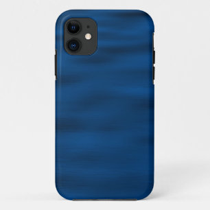 Donkerblauwe rimpels iPhone 11 hoesje