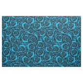 Donkerblauwe rozen stof (Fat Quarter)