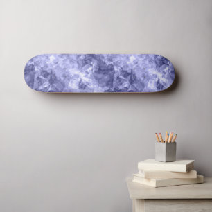 Donkerblauwe ruw textiel skateboard