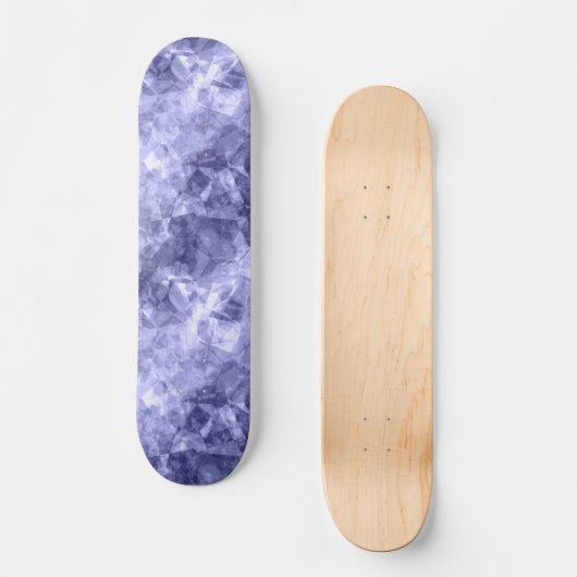 Donkerblauwe ruw textiel skateboard (Voorkant)