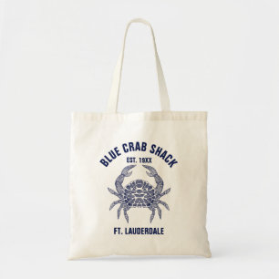 Donkerblauwe Sjabloon Canvas tas illustratie zwart