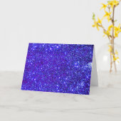Donkerblauwe Sparkle Universe Night Sky Sterren Kaart (Gele Bloem)