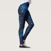 Donkerblauwe sprankelingen leggings (Rechts)