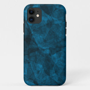 Donkerblauwe textuur Aangepaste iPhone 5 ID-Hoesje iPhone 11 Hoesje