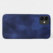 Donkerblauwe wolken Case-Mate iPhone case (Achterkant (horizontaal))