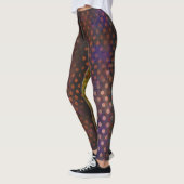 Donkerbruin gevlekt leggings (Links)