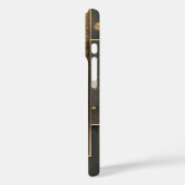 Donkerbruin & Goud Geometrisch Case-Mate iPhone Case (Achterkant / Links)