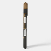 Donkerbruin & Goud Geometrisch Case-Mate iPhone Case (Achterkant / Rechts)