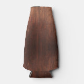 Donkerbruin hout flesjeskoeler (Voorkant)